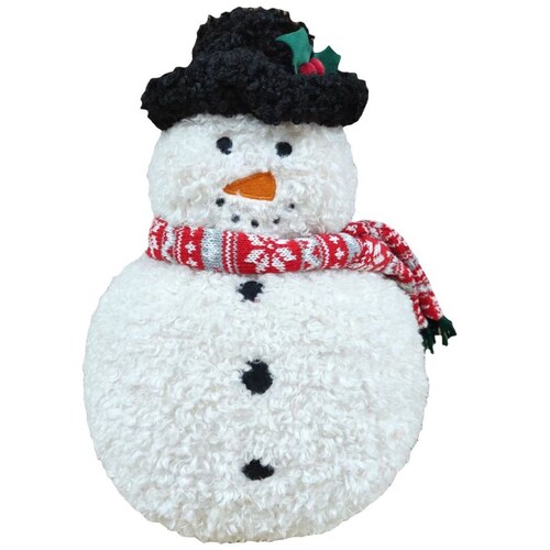 Cojín Decorativo Navidad Vintage Home Snowman 3D