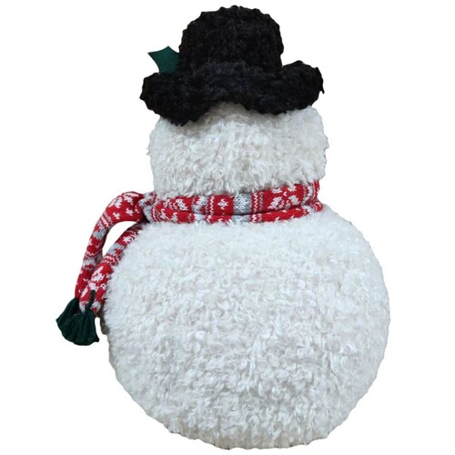 Cojín Decorativo Navidad Vintage Home Snowman 3D