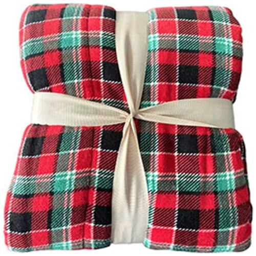 Frazada Navidad Vintage Home Faux