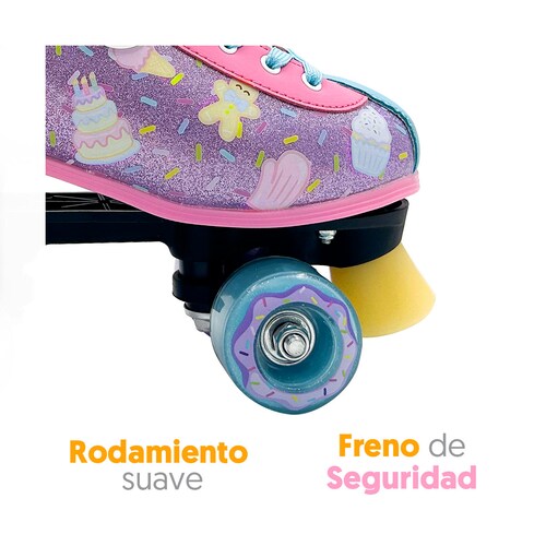 Patines de Bota Talla 25 Mis Pastelitos Flying Wheel