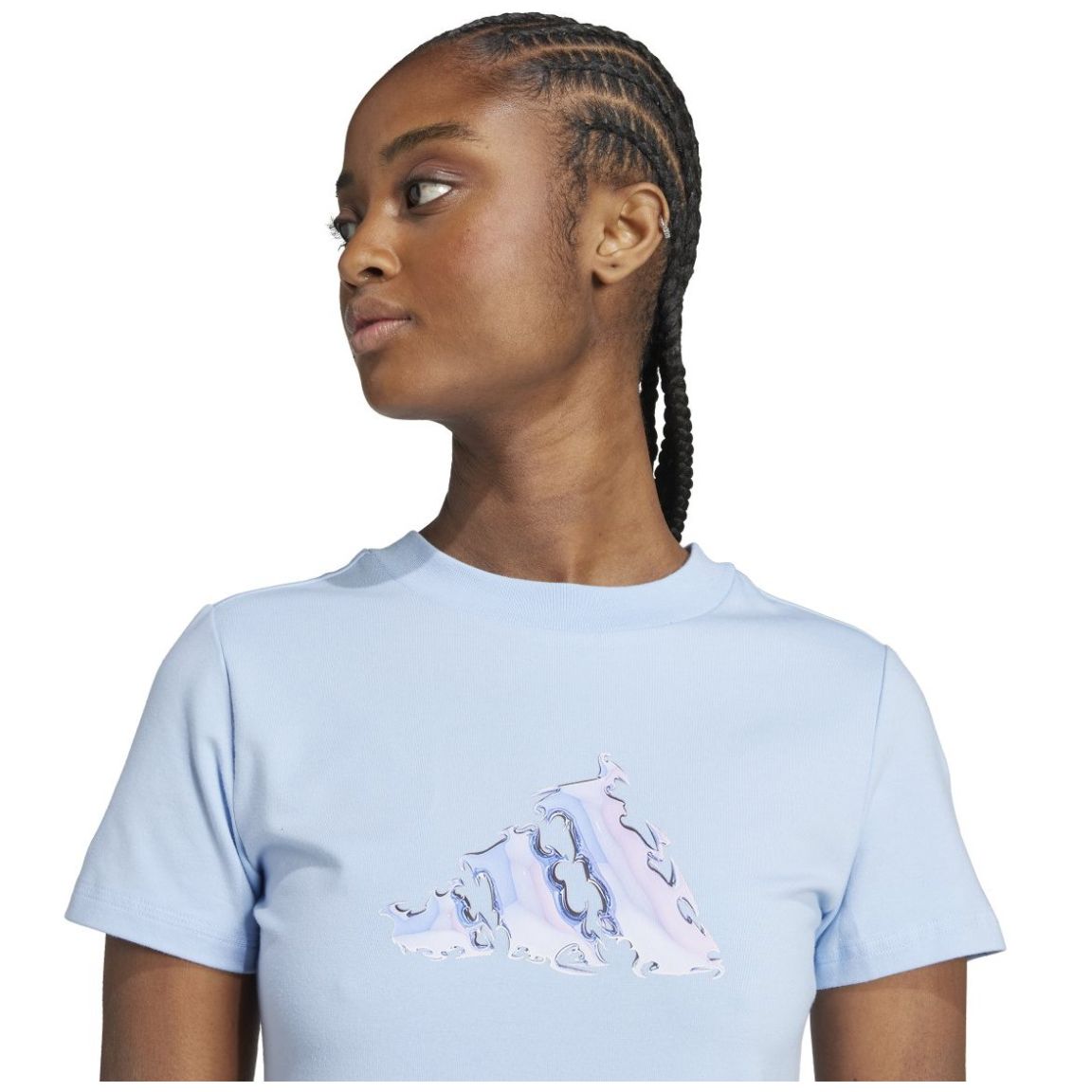 Playera Casual Adidas Manga Corta para Mujer