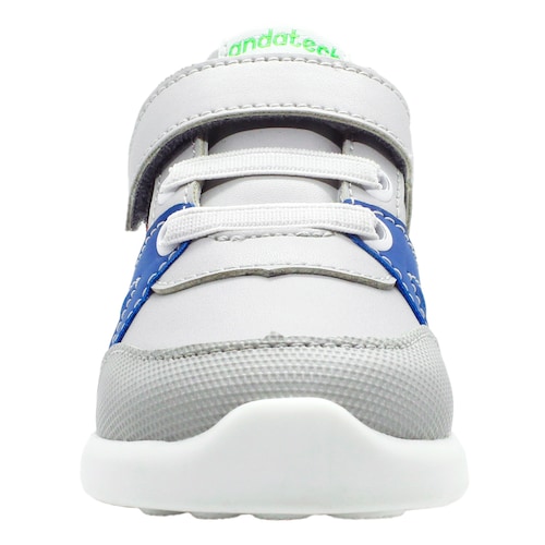 Tenis con Velcro 12-15 Gris Andanenes
