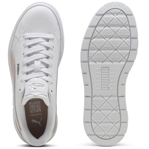 Tenis Karmen con Agujeta 22-25 Blanco Puma