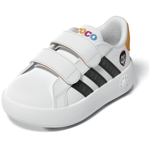 Tenis Coco Grand Court Vel 12-16 Blanco Adidas