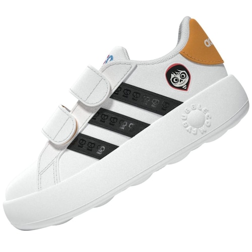 Tenis Coco Grand Court Vel 12-16 Blanco Adidas