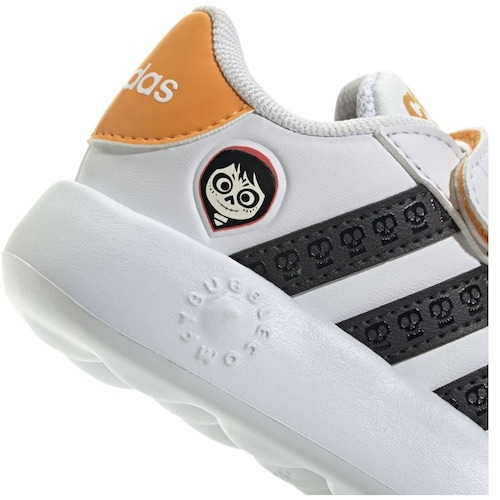 Tenis Coco Grand Court Vel 12-16 Blanco Adidas