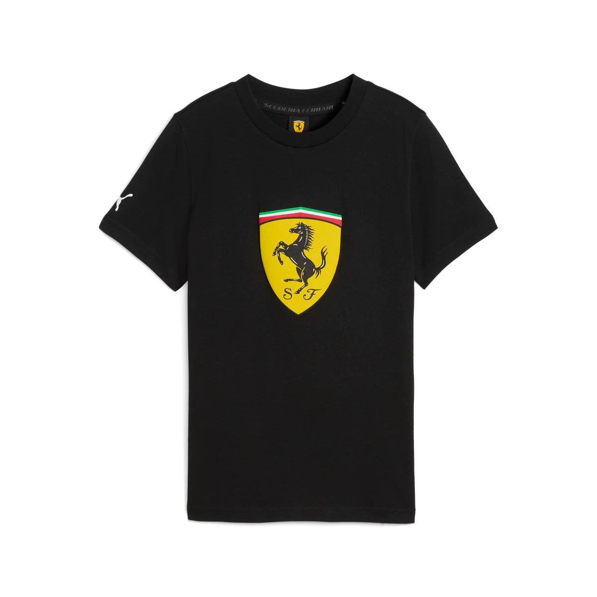 Playera Negra Ferrari Big 632802 01 P Junior Puma
