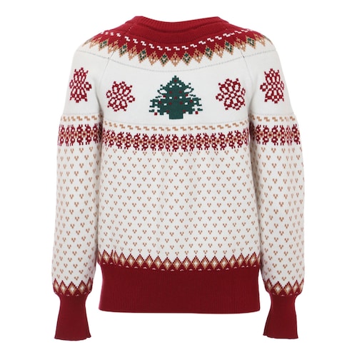 Suéter Navideño con Pinos Voltaire & Voltaire para Mujer Formal