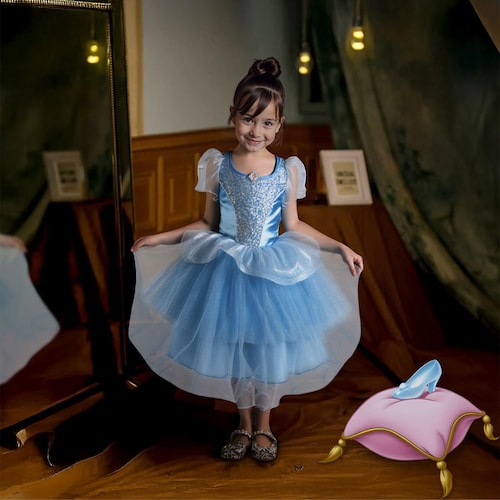 YYDSXK Disfraz Princesa Niña Bella y Bestia Con Collar y Corona, Vestido Elegante Rosa Para Fiesta Cosplay Cumpleaños YYDSXK Disfraz Princesa Niña Bella y Bestia Con Collar y Corona, Vestido Elegante Rosa Para Fiesta Cosplay Cumpleaños