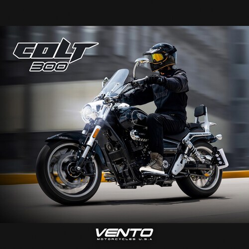Motocicleta Vento Colt 300 Negro 2025