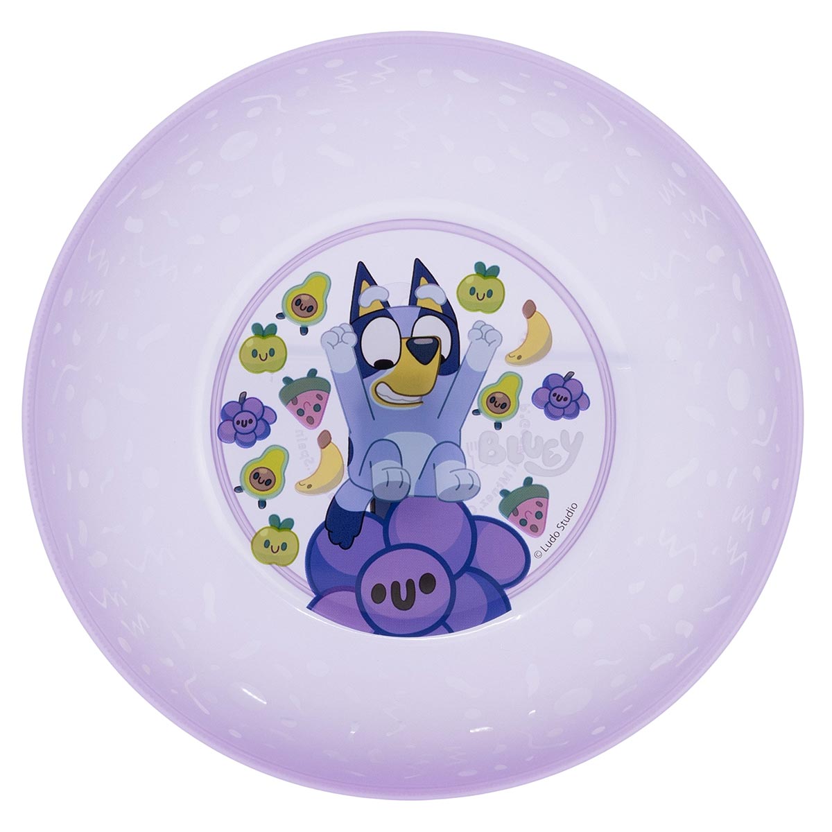 Tazones Bluey 4Pz  Morado