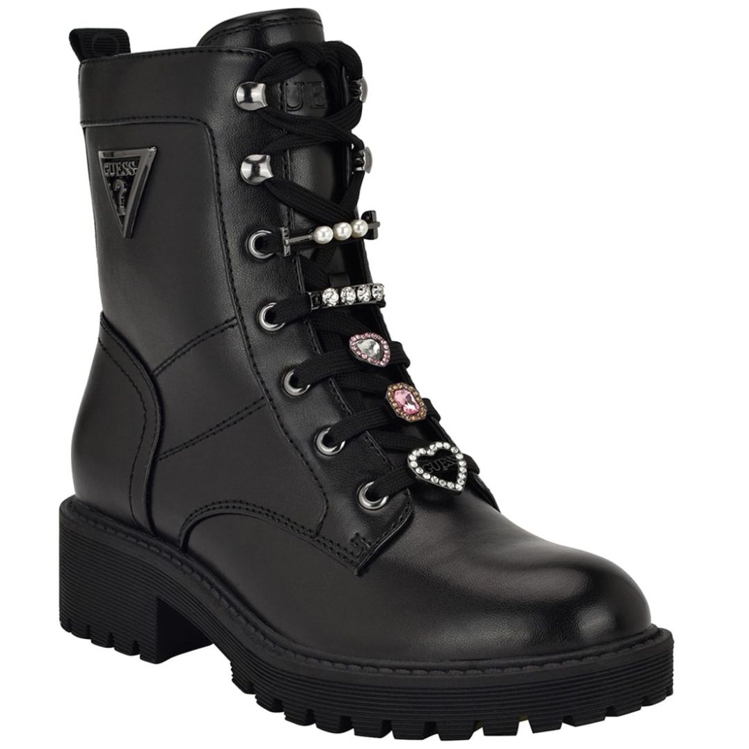 Botín Guess con Aplicaciones de Pedrería para Mujer