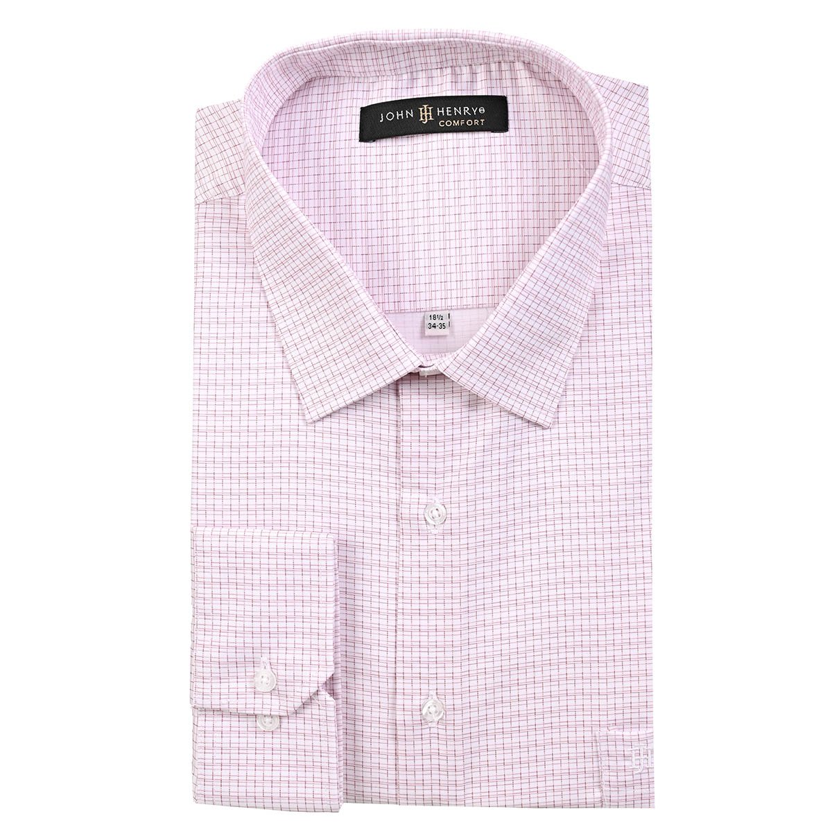 Camisa Manga Larga Henry John para Hombre Plus