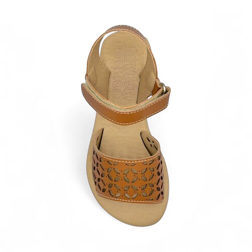 Sandalia Velcro 17-22 Café Jeanious