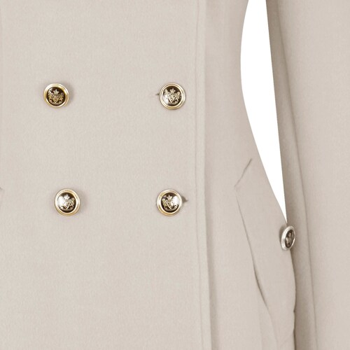 Abrigo Cruzado con Doble Botonadura para Mujer City Femme