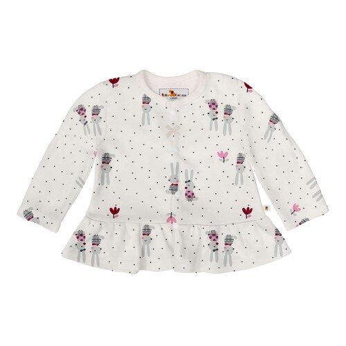 Conjunto Pañalero de Manga Corta, Sudadera y Pantalón Baby Circus para Bebé Niña