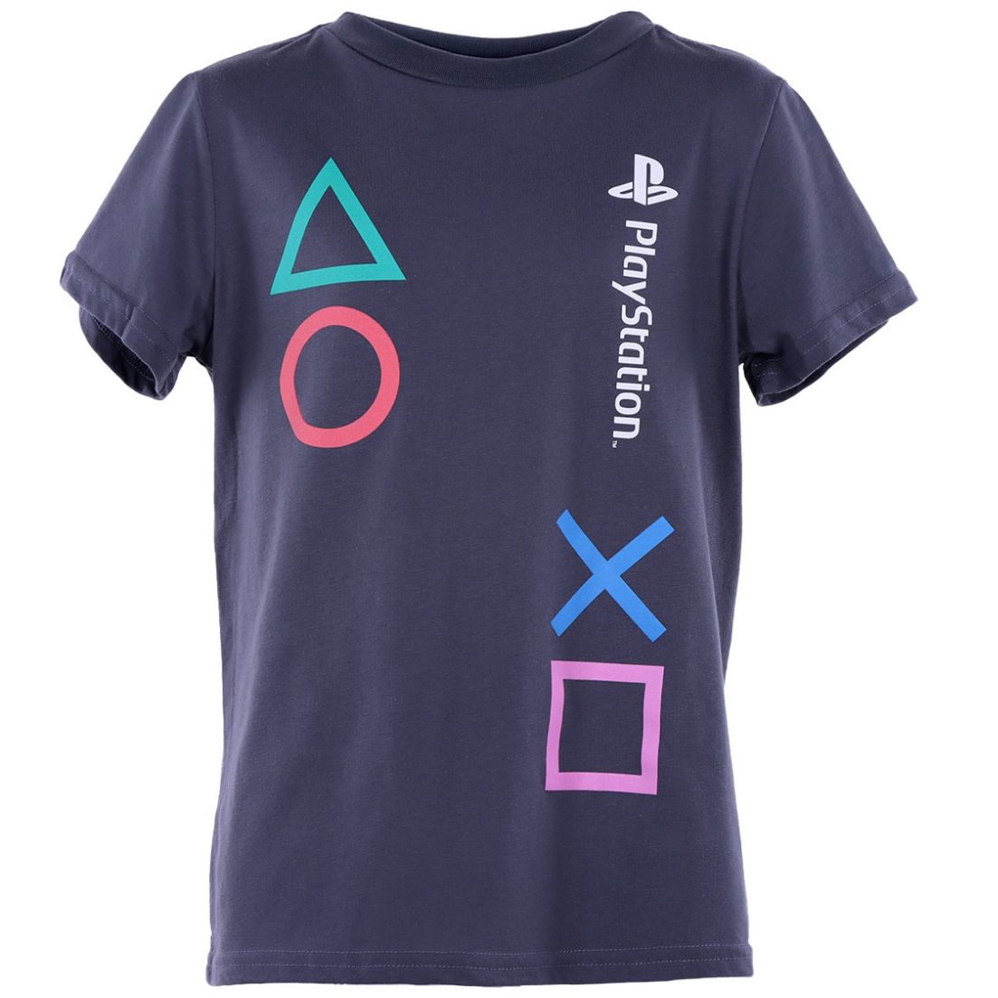 Playera Azul Playstation Manga Corta para Niño