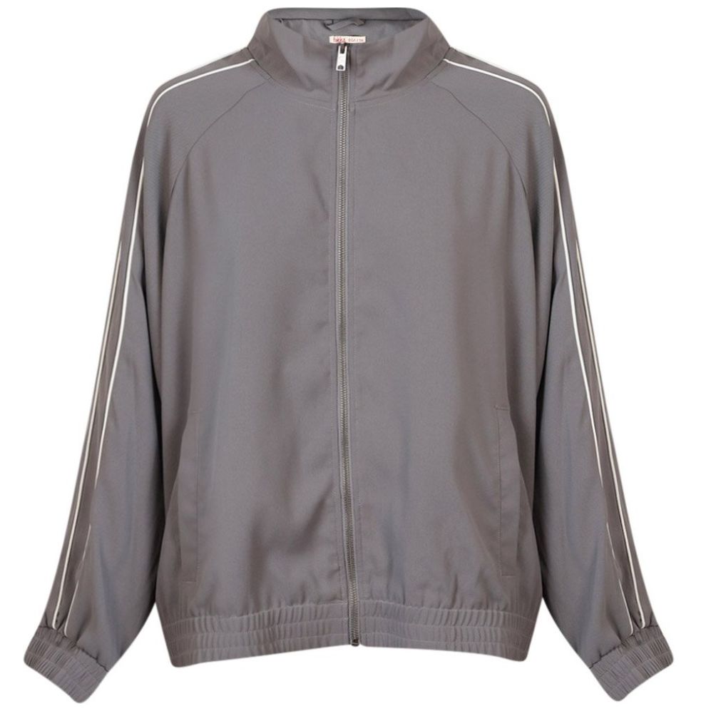 Chamarra Deportiva con Piping Fukka para Mujer Curvy