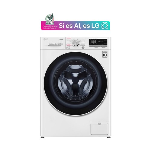 Lavadora LG Carga Frontal 12 Kg Wm12Wvc4S6 Ab Blanca
