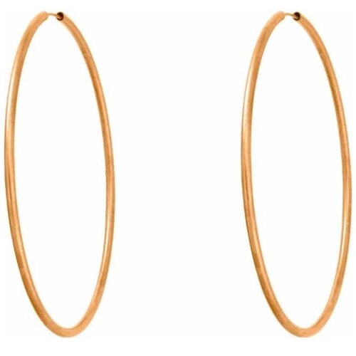 Arracadas Tono Dorado Lisa Unlimited By Oro Boleado