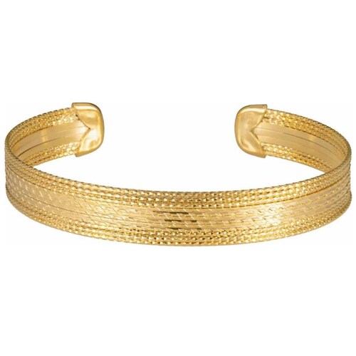 Brazalete Diamantado Dorado Unlimited By Oro Boleado