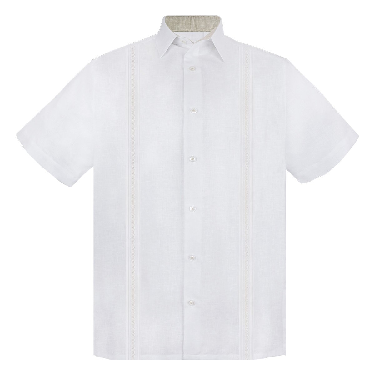 Guayabera Bordado G Candila Manga Corta para Hombre Plus