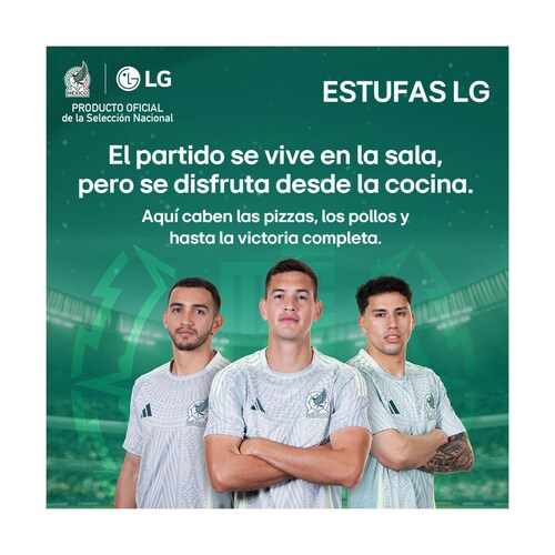 Estufa Triple Flama Ultraheat Easyclean Inoxidable Lrgl5843S