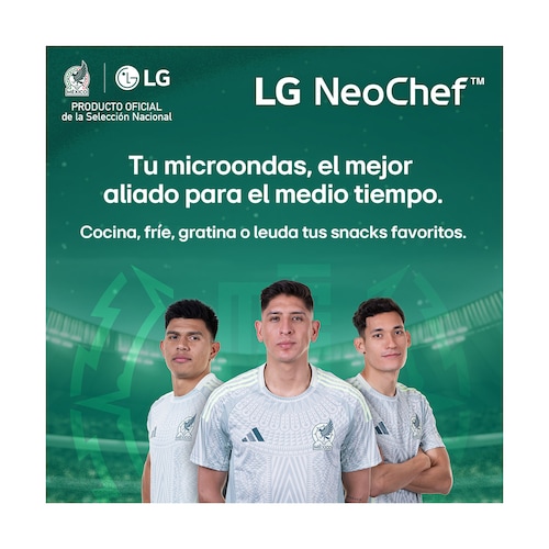 Horno de Microondas Lg Neochef 1.5 Ft Ms1597Dis