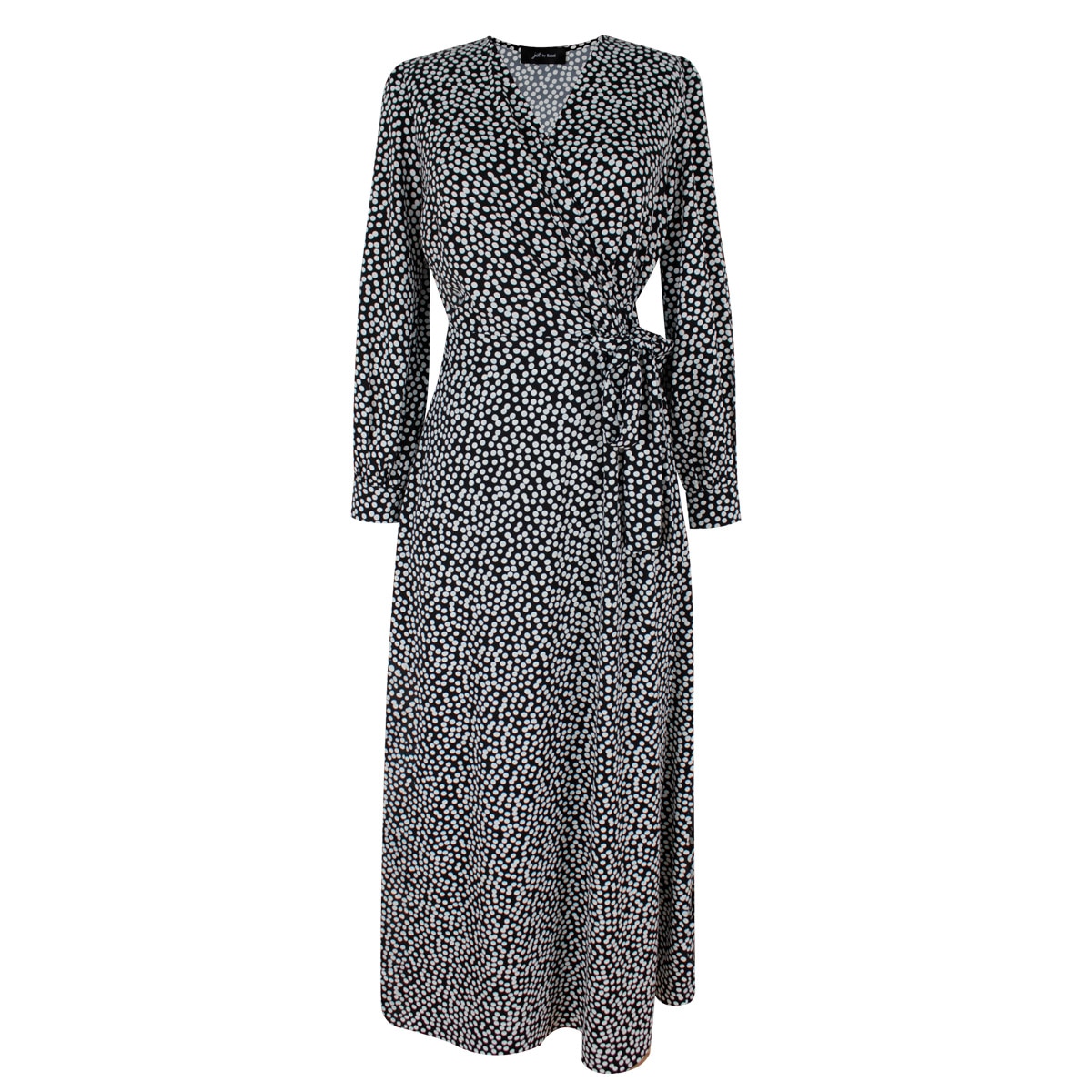 Maxi Vestido Estampado Dots para Mujer Petite Just By Basel