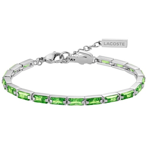 Pulsera Cristales Mujer Duchess 22 Acero Plateado