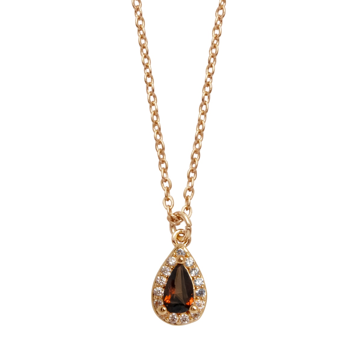 Dije con Cadena Gota Siam Pave Westies