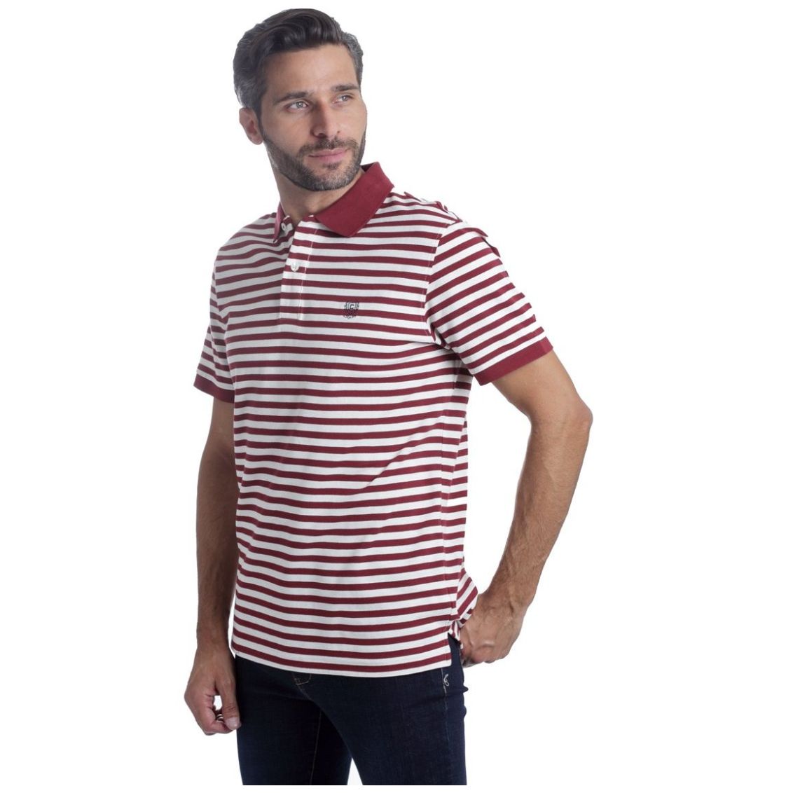 Playera Polo Regular Fit Chaps Manga Corta para Hombre