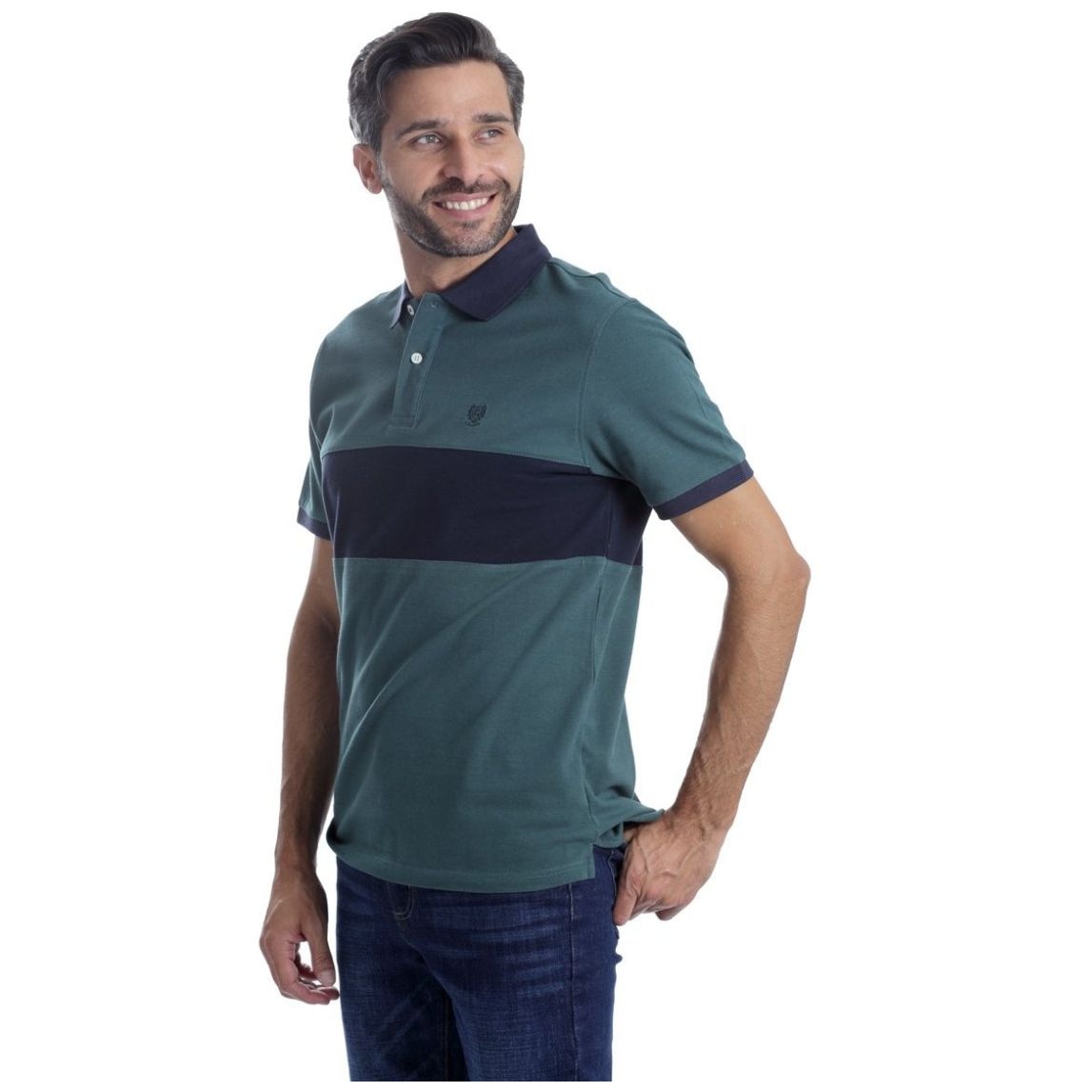 Playera Polo Regular Fit Chaps Manga Corta para Hombre