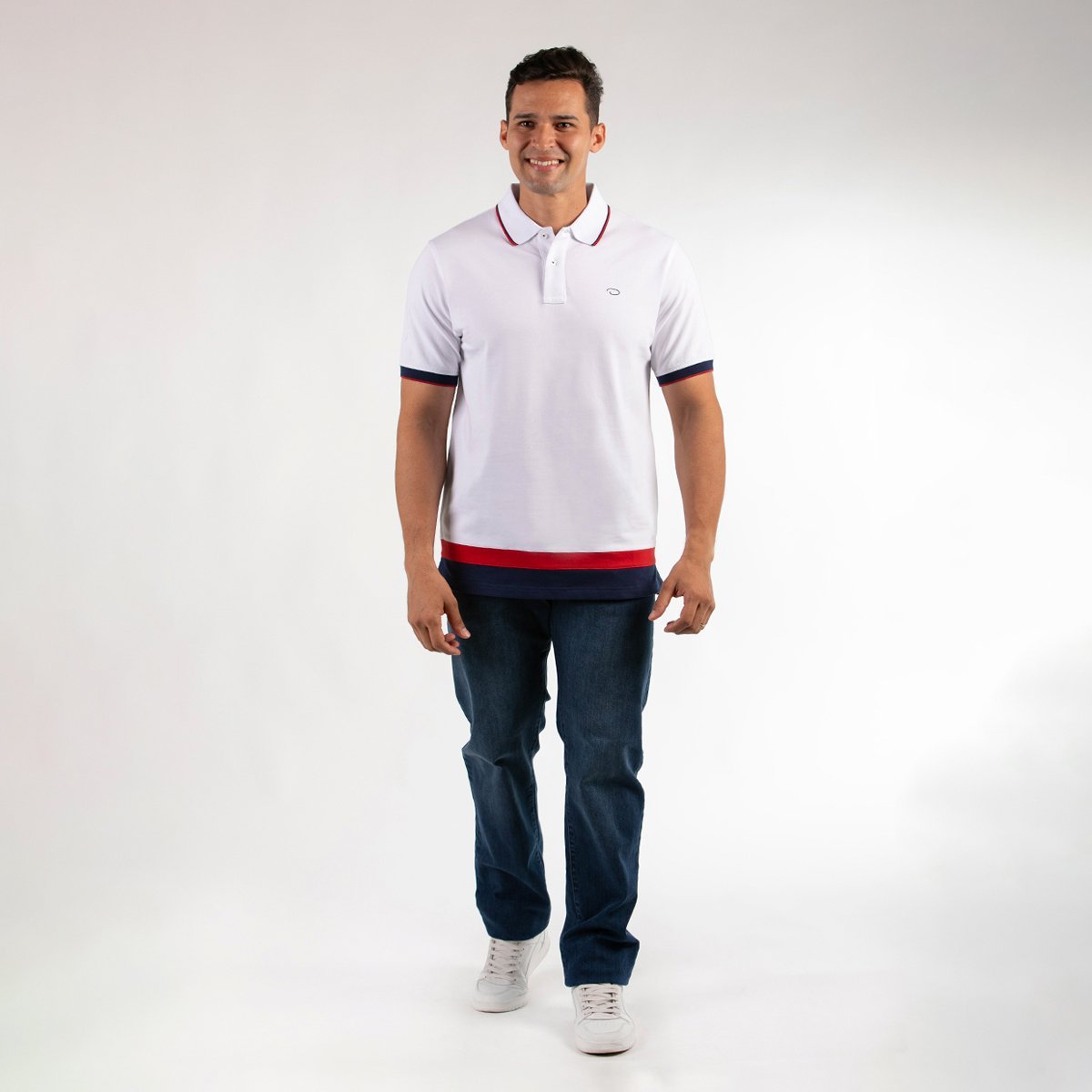 Playera Polo Oscar de la Renta Manga Corta para Hombre