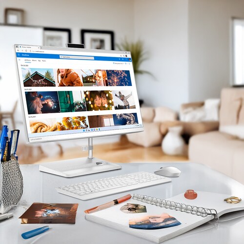 All In One Lenovo Ideacentre, 23.8" Fhd Intel Core I3, 8Gb Ram 256Gb Ssd