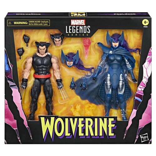 Marvel Set de Figuras Wolverine y Psylocke