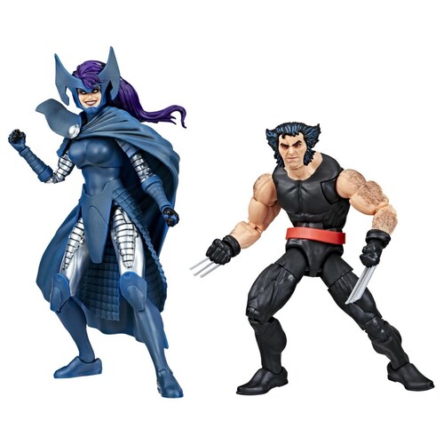 Marvel Set de Figuras Wolverine y Psylocke