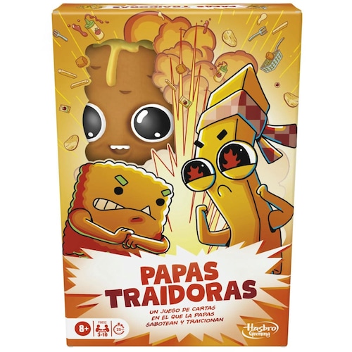 Hasbro Games Juego de Cartas Papas Traidoras