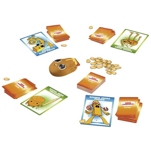 Hasbro Games Juego de Cartas Papas Traidoras