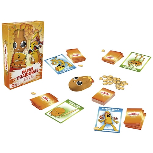 Hasbro Games Juego de Cartas Papas Traidoras