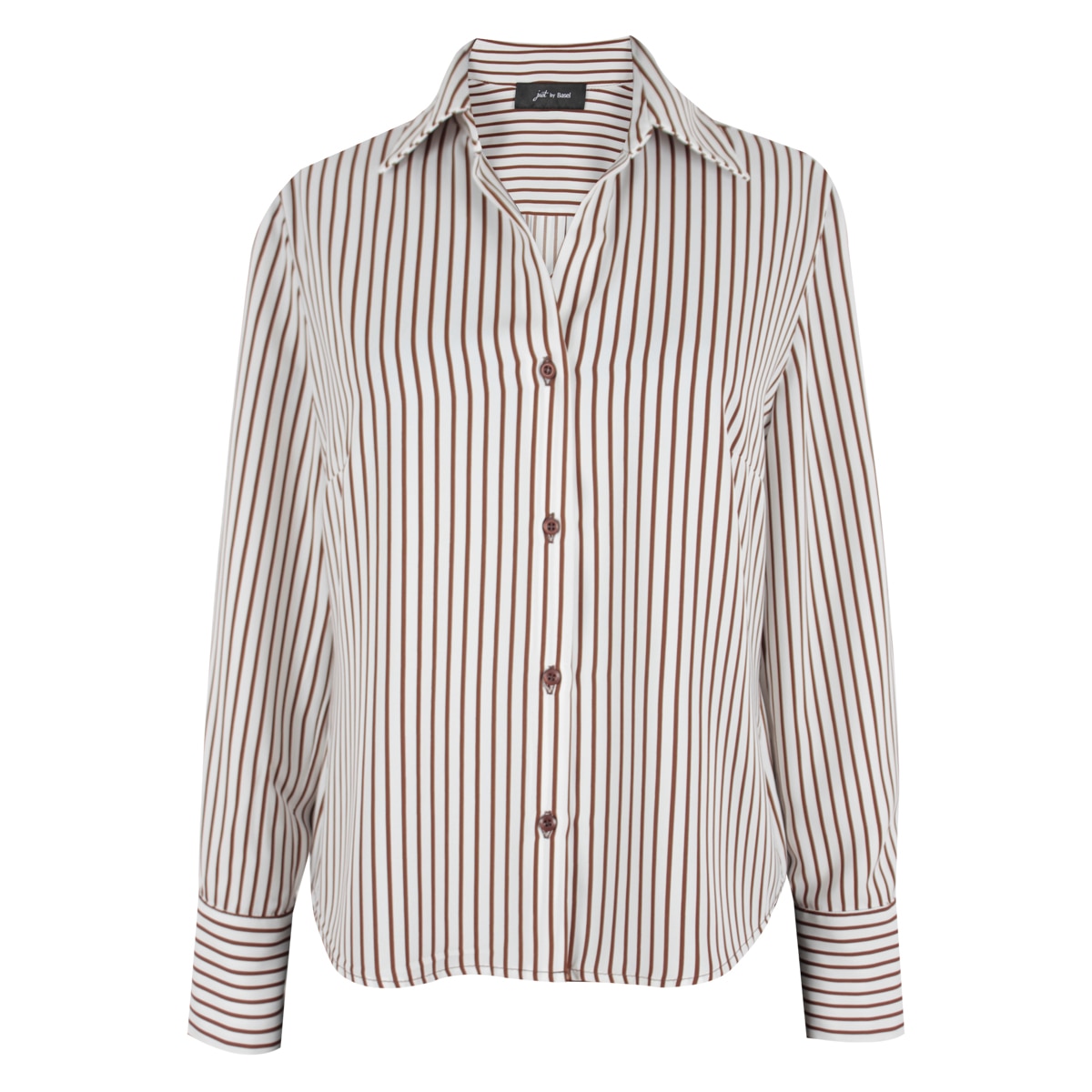 Blusa Camisera a Rayas para Mujer Petite Just By Basel