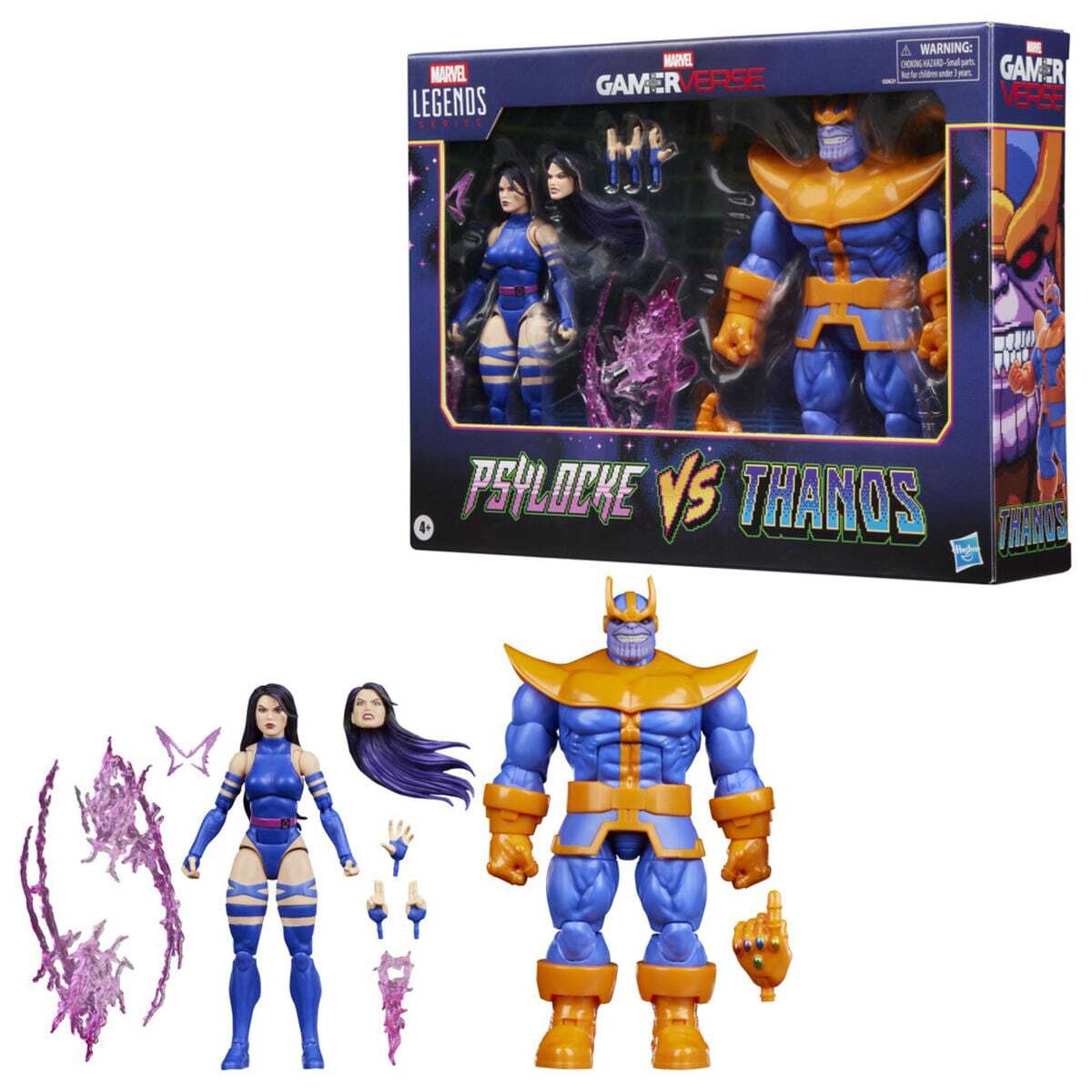 Marvel Set de Figuras Gamerverse Psylocke Vs Thanos