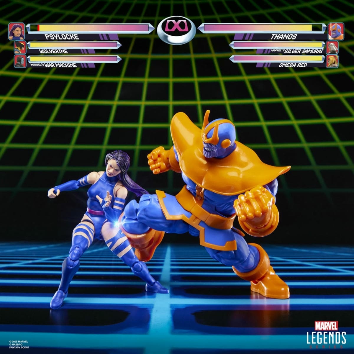 Marvel Set de Figuras Gamerverse Psylocke Vs Thanos