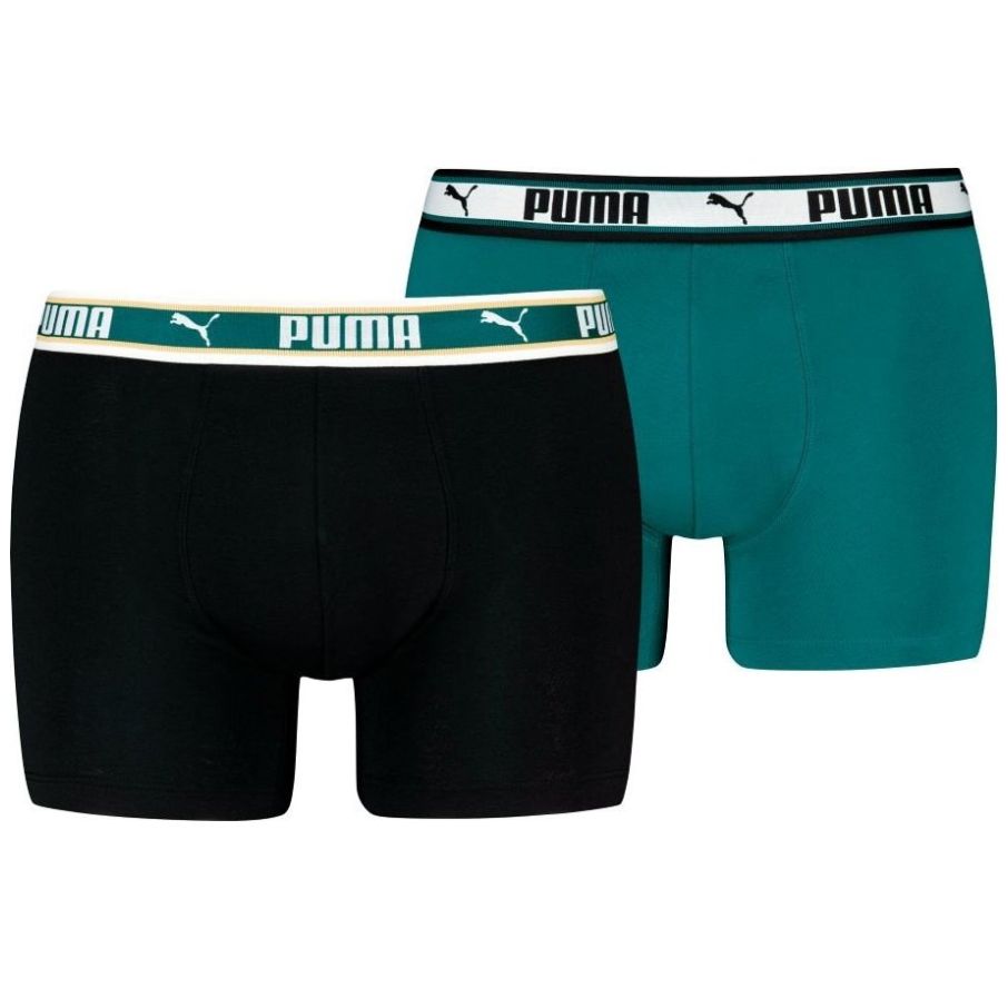 2 Pack Bóxer Dual Logo Puma para Hombre