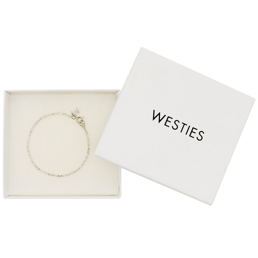 Pulsera de Cristales con W Pave Westies