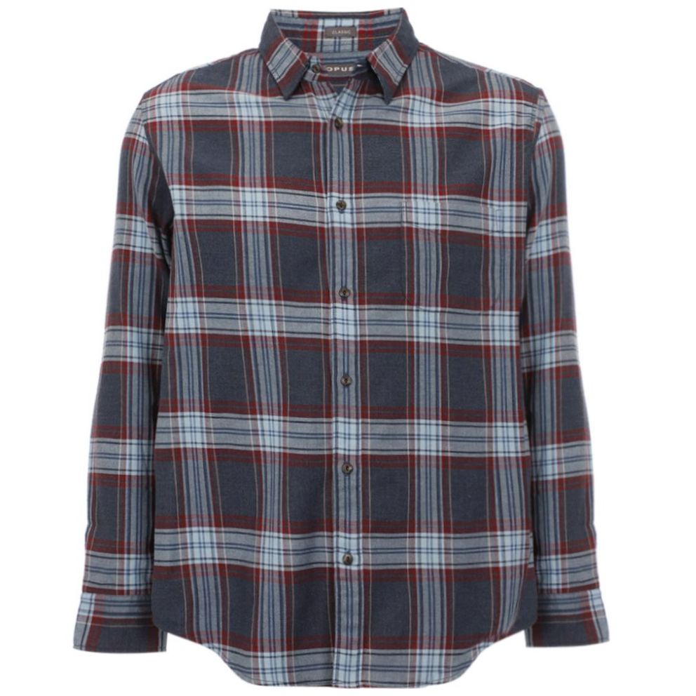 Camisa Cuadros J Opus para Hombre Plus