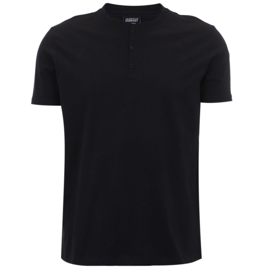 Playera Henley Jeanious para Hombre Plus