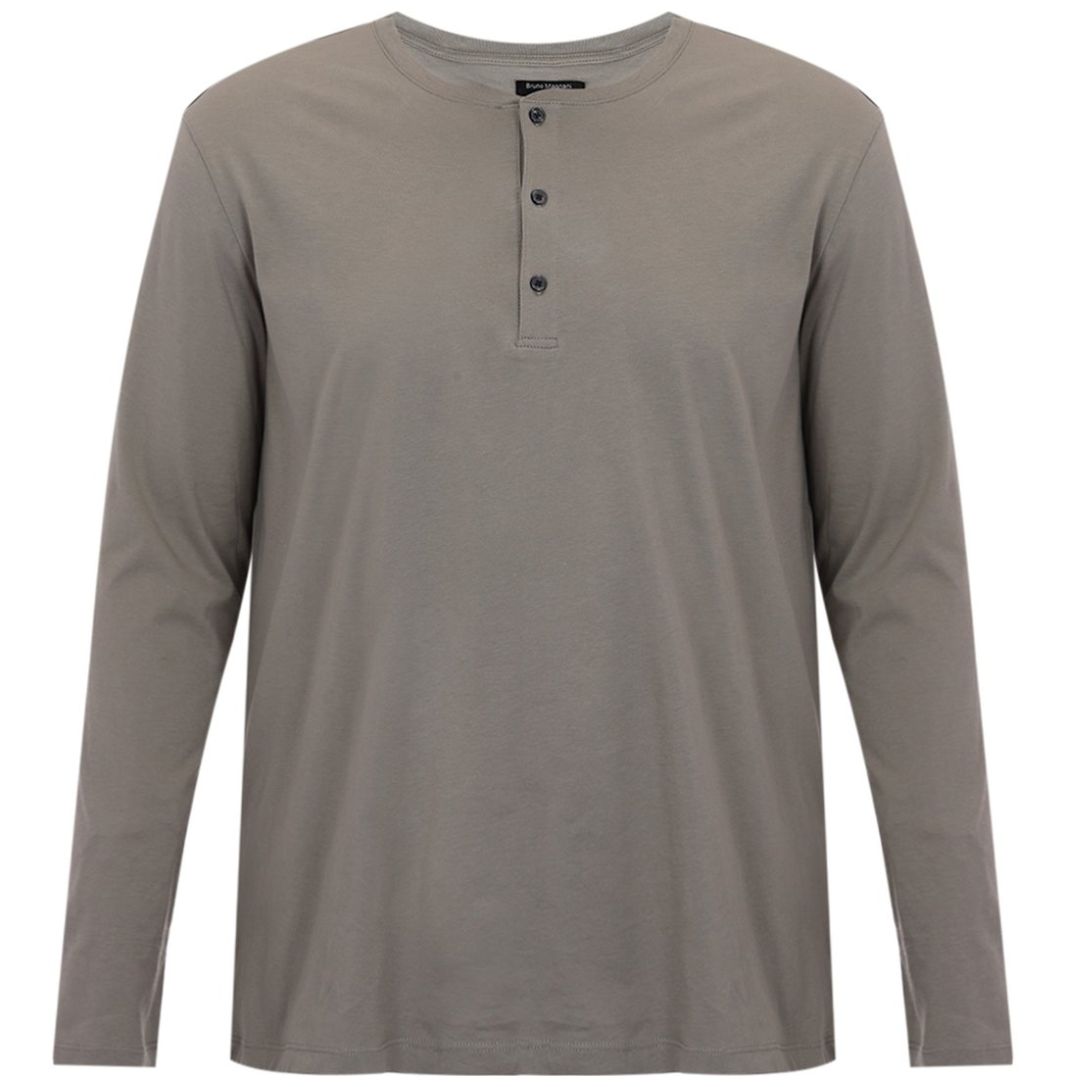 Playera Henley Bruno Magnani para Hombre Plus