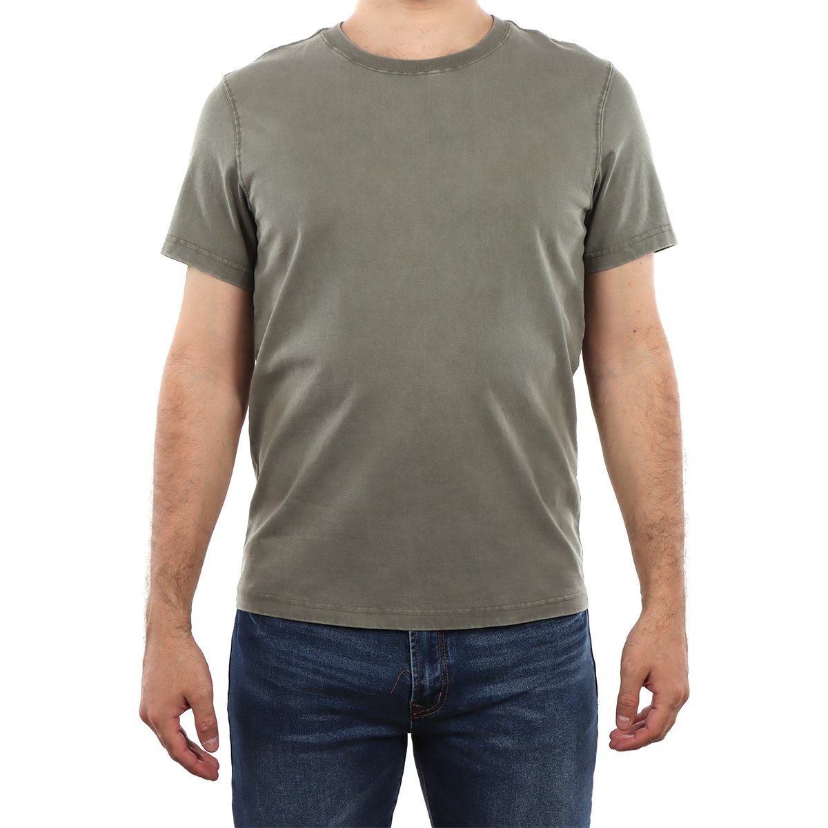 Playera Básica Deslavado Vintage Fukka para Hombre