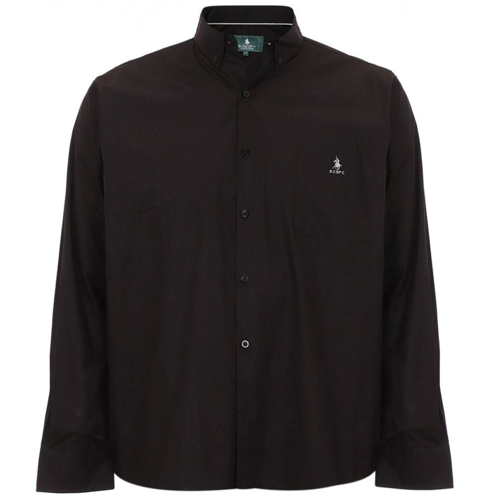 Camisa Maquinilla Negro Polo Club para Hombre Plus